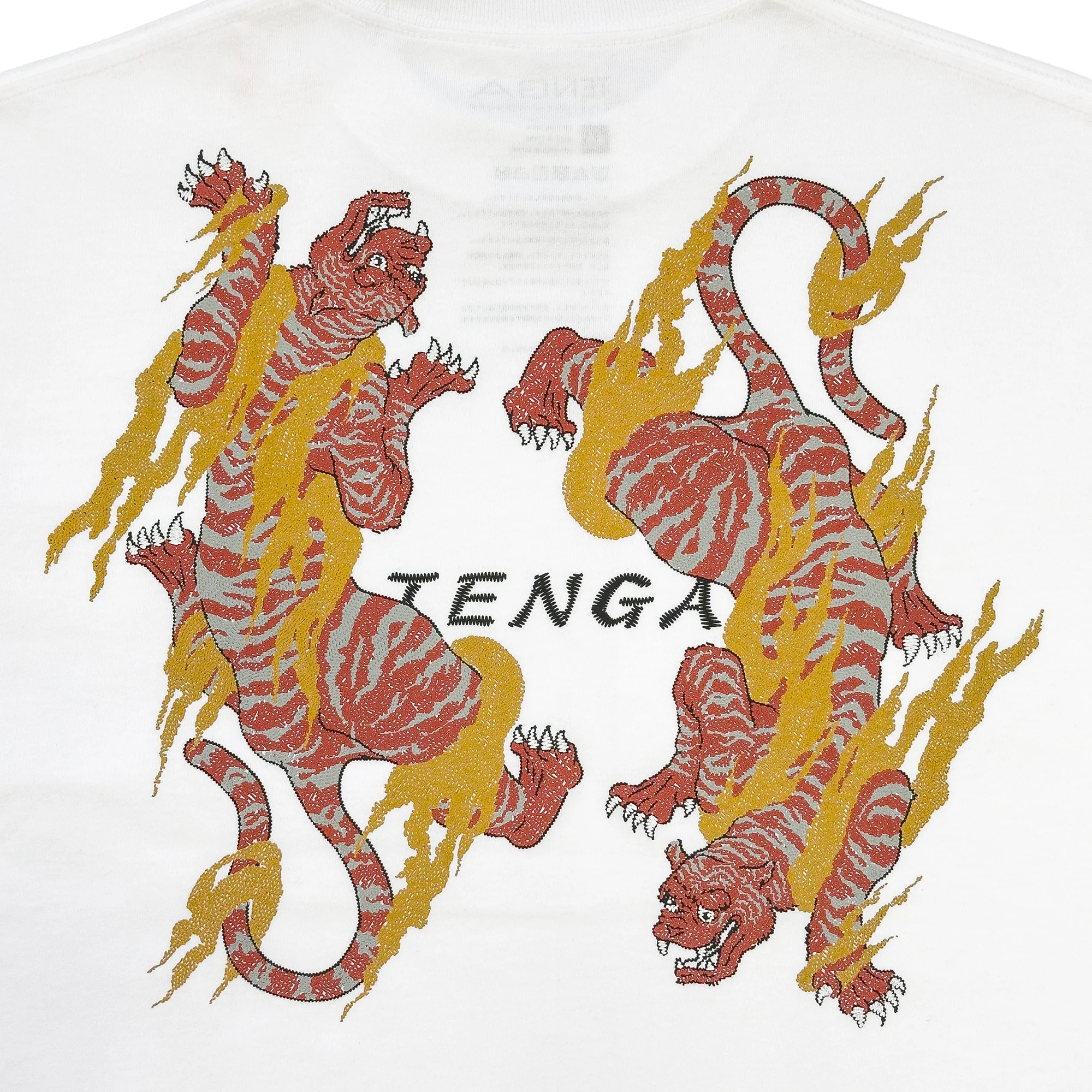 TENGA Burning Tiger T-Shirt - Image 4
